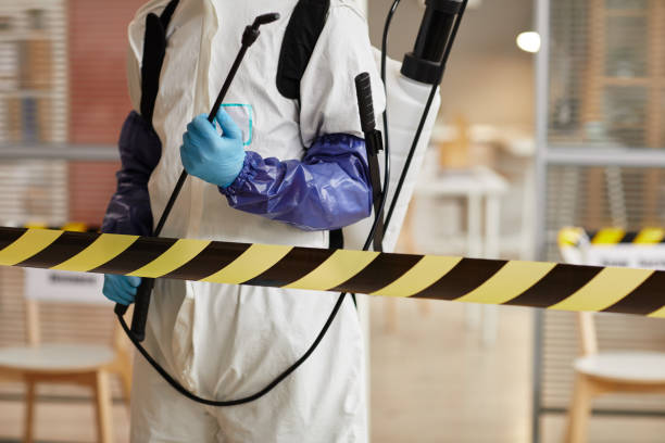 Professional Biohazard Cleanup technician working in Akron, IA
